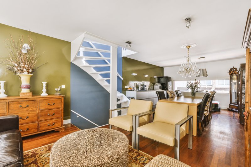 cocina amplia de una casa